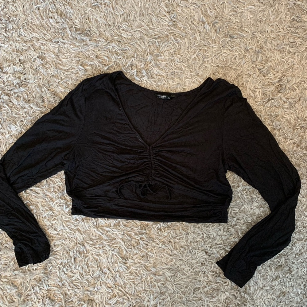Shein cut out crop top